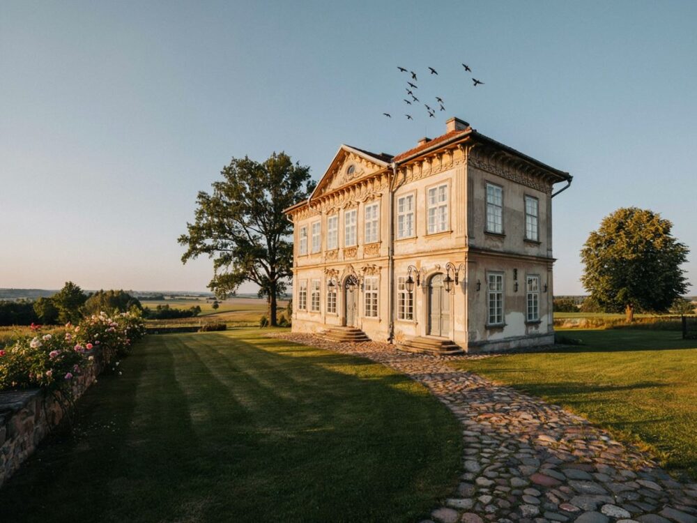 tradycyjny dach mansardowy dworku